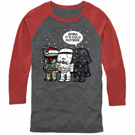 Star Wars Villains Baby Its Cold Outside Raglan Shirt